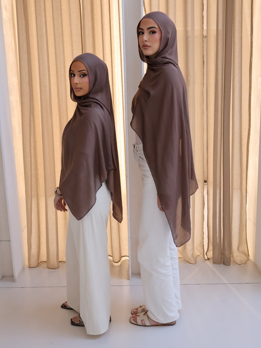 Chestnut | Modal Hijab Set