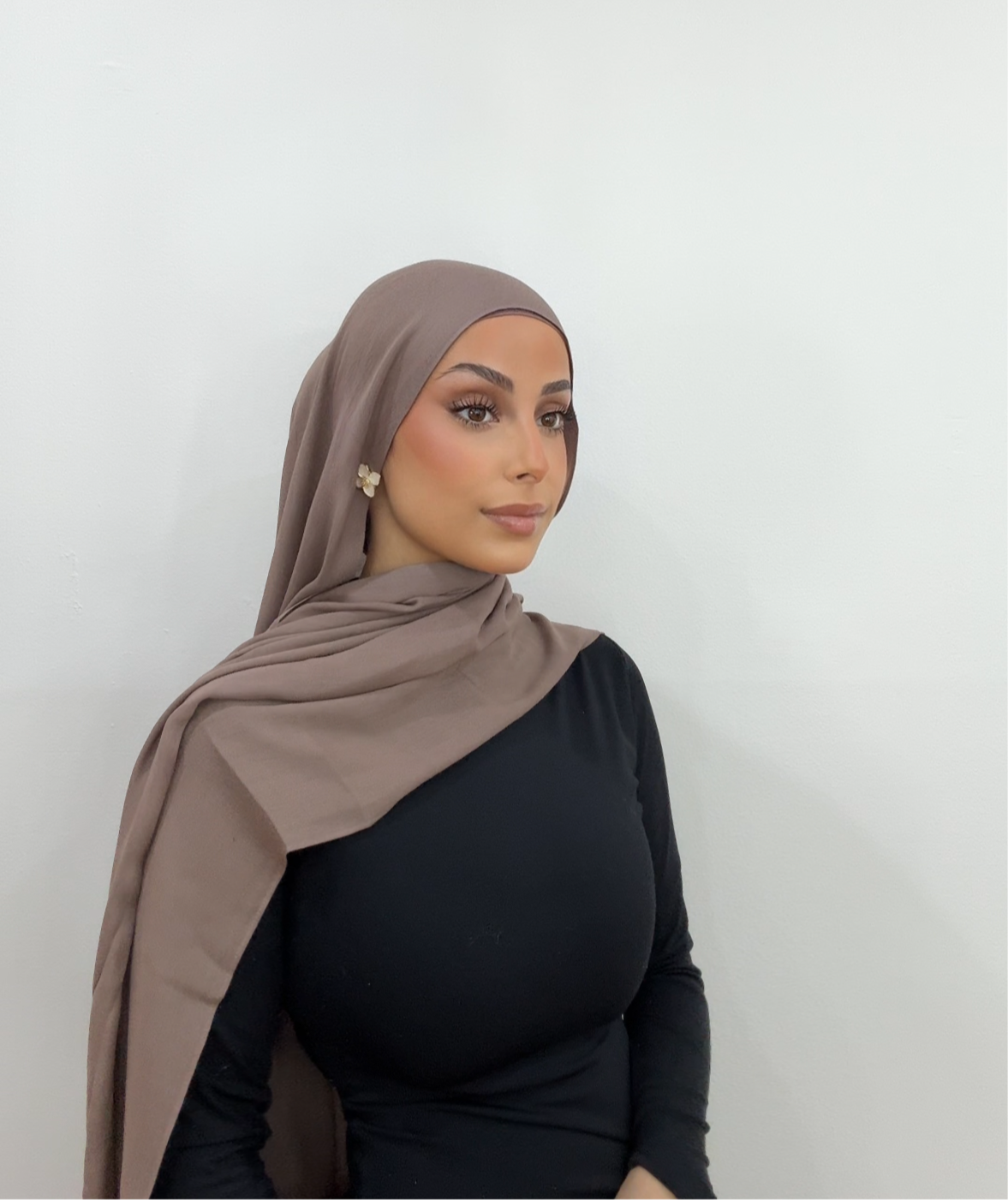 Taupe Rose - Modal Hijab Set