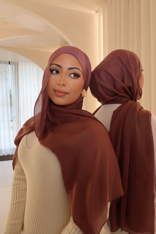 Mauve - Modal Hijab Set