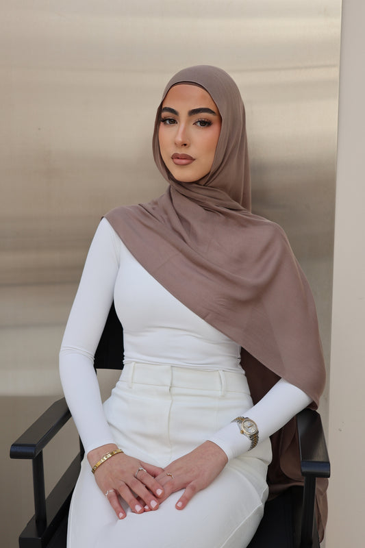 Mushroom | Modal Hijab Set
