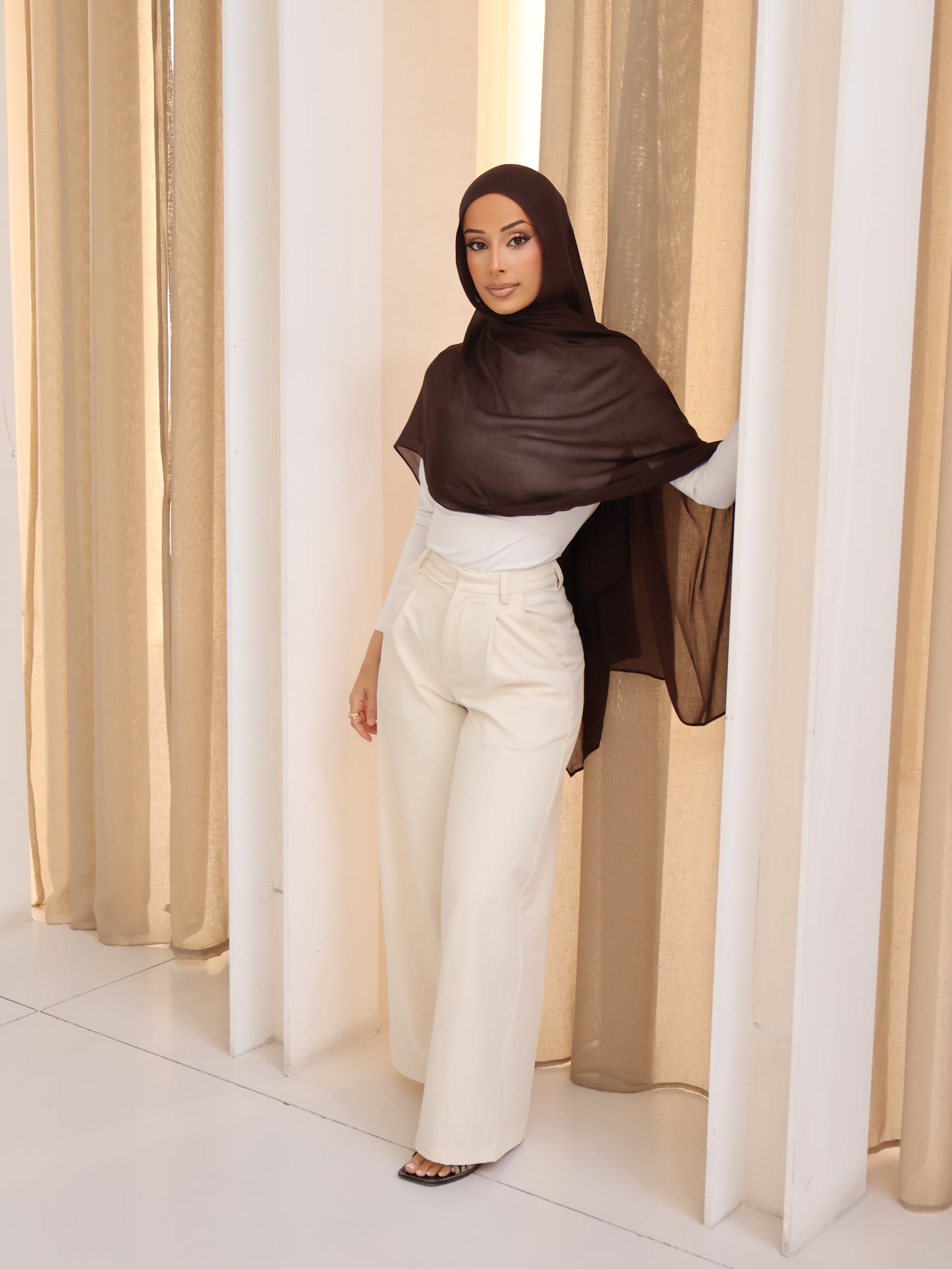 Chocolate | Modal Hijab Set