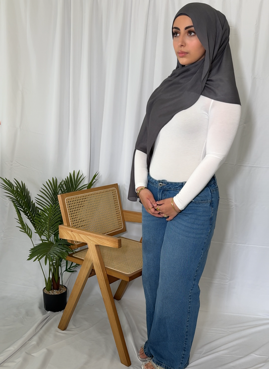 Storm Gray | Modal Hijab Set