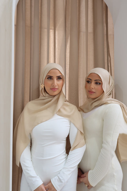 Sand - Modal Hijab Set