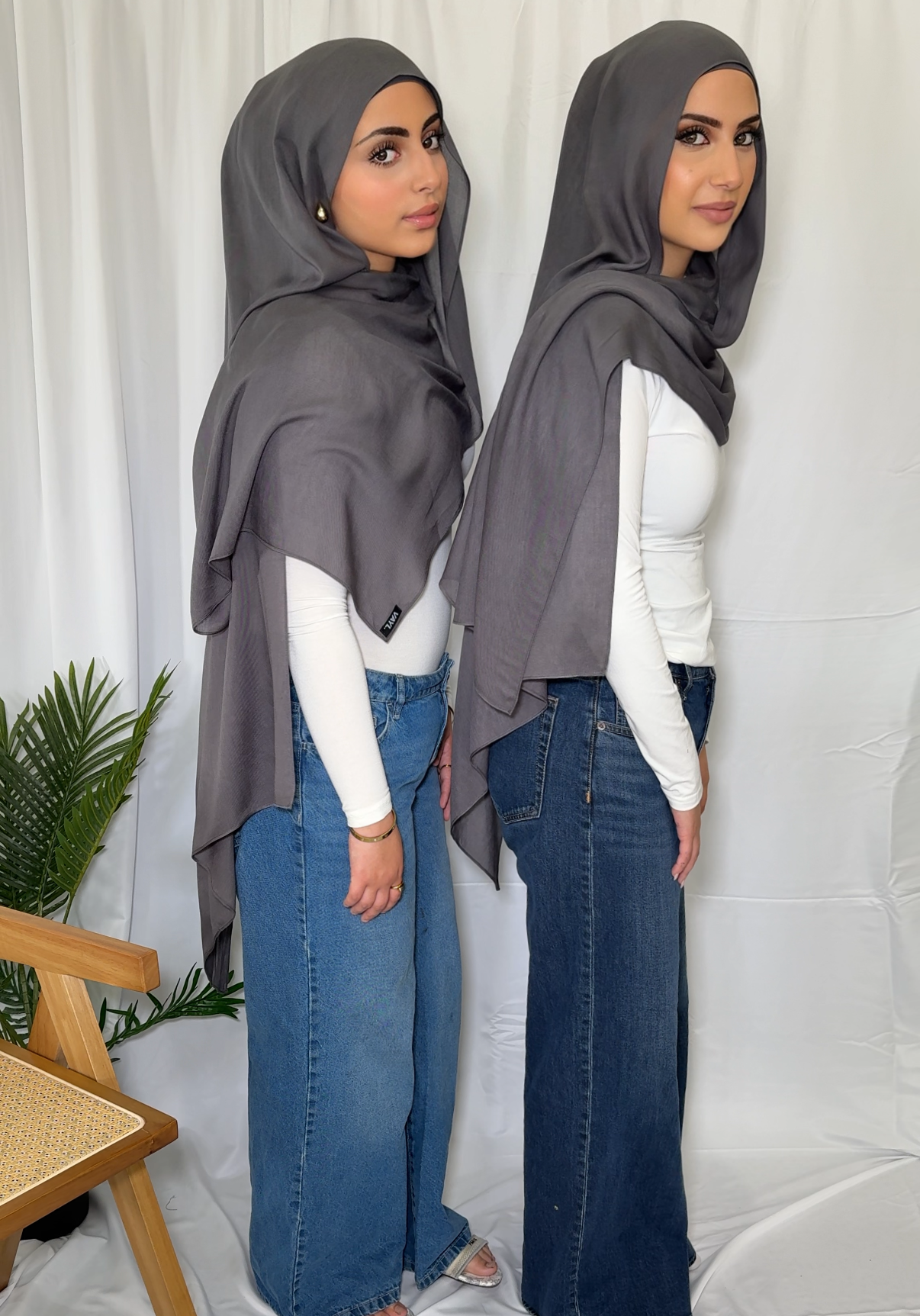 Storm Gray | Modal Hijab Set