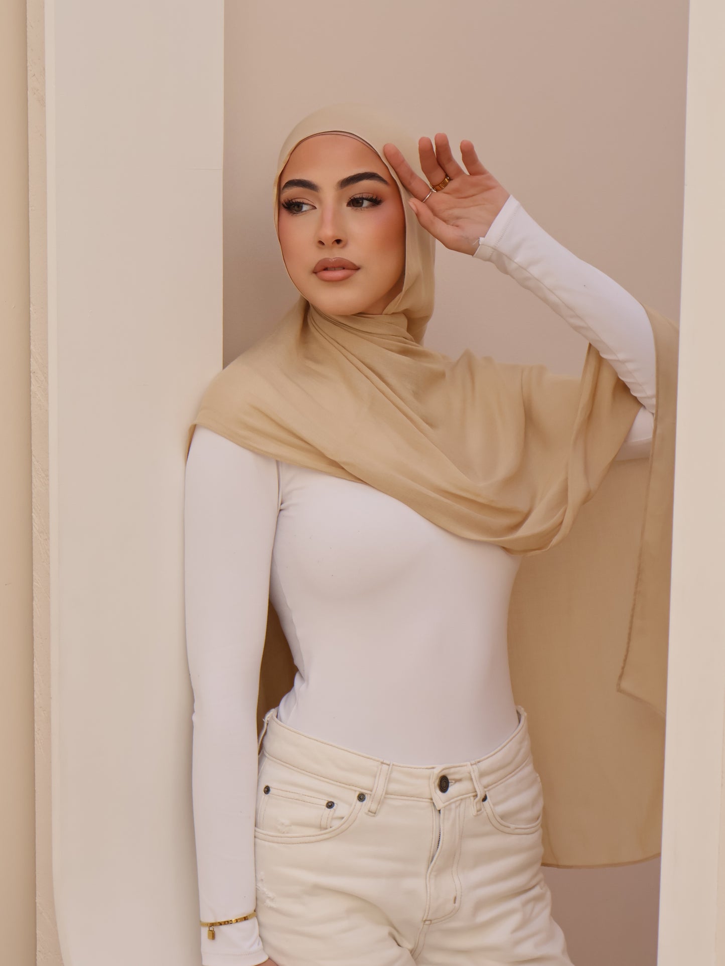 Sand | Modal Hijab Set