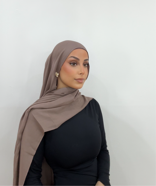 Taupe Rose - Modal Hijab Set