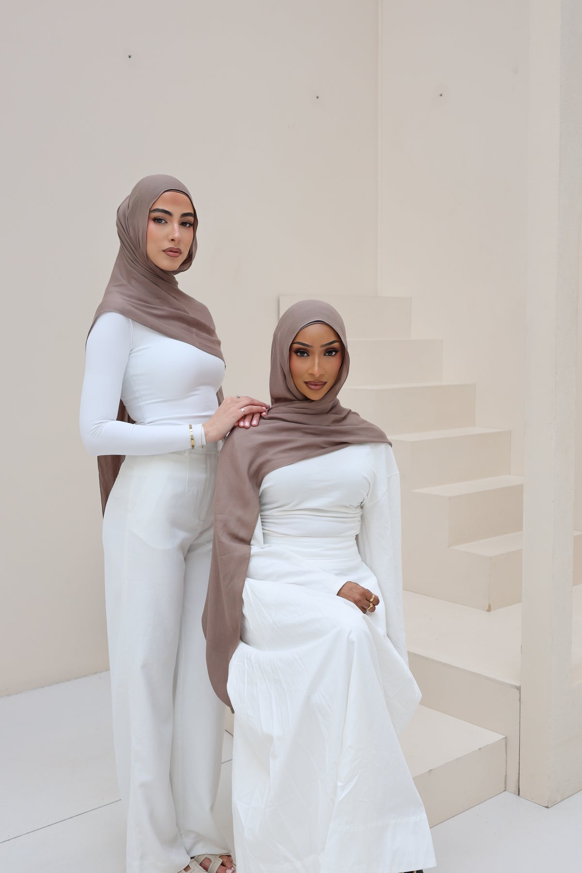 Mushroom | Modal Hijab Set