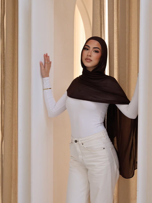 Chocolate | Modal Hijab Set