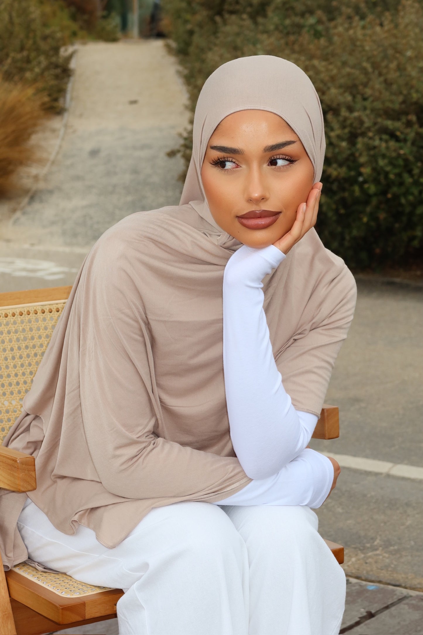 Mushroom | Jersey Hijab Set