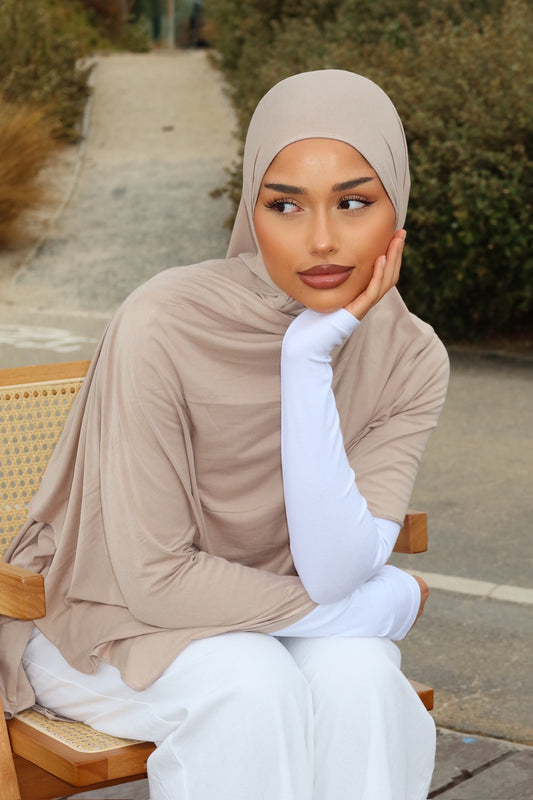 Mushroom | Jersey Hijab Set
