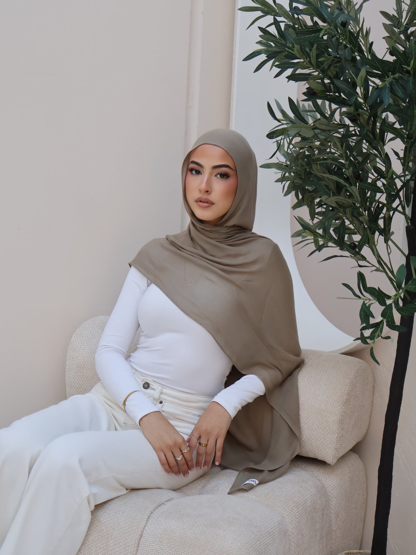 Sage Green| Modal Hijab Set