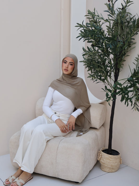 Sage Green| Modal Hijab Set