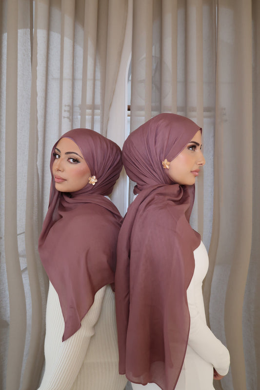 Plum - Modal Hijab Set