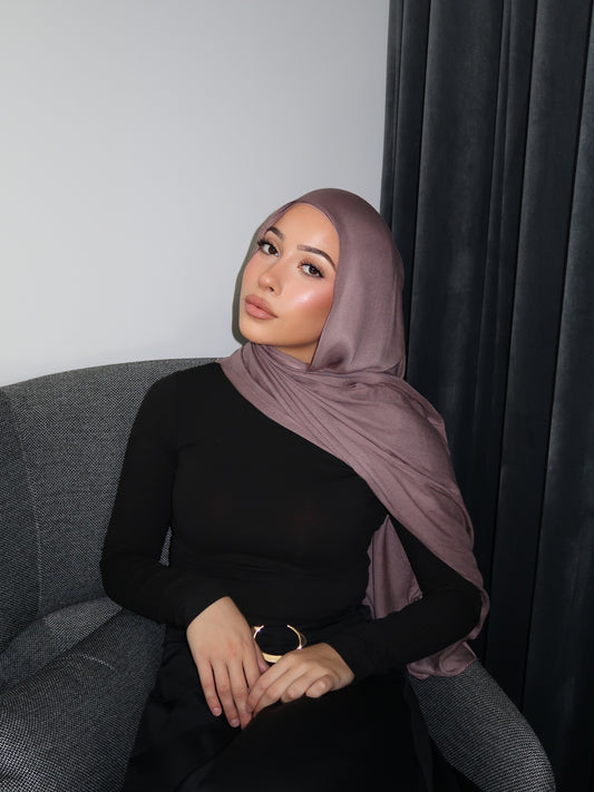 Taupe Rose - Modal Hijab Set