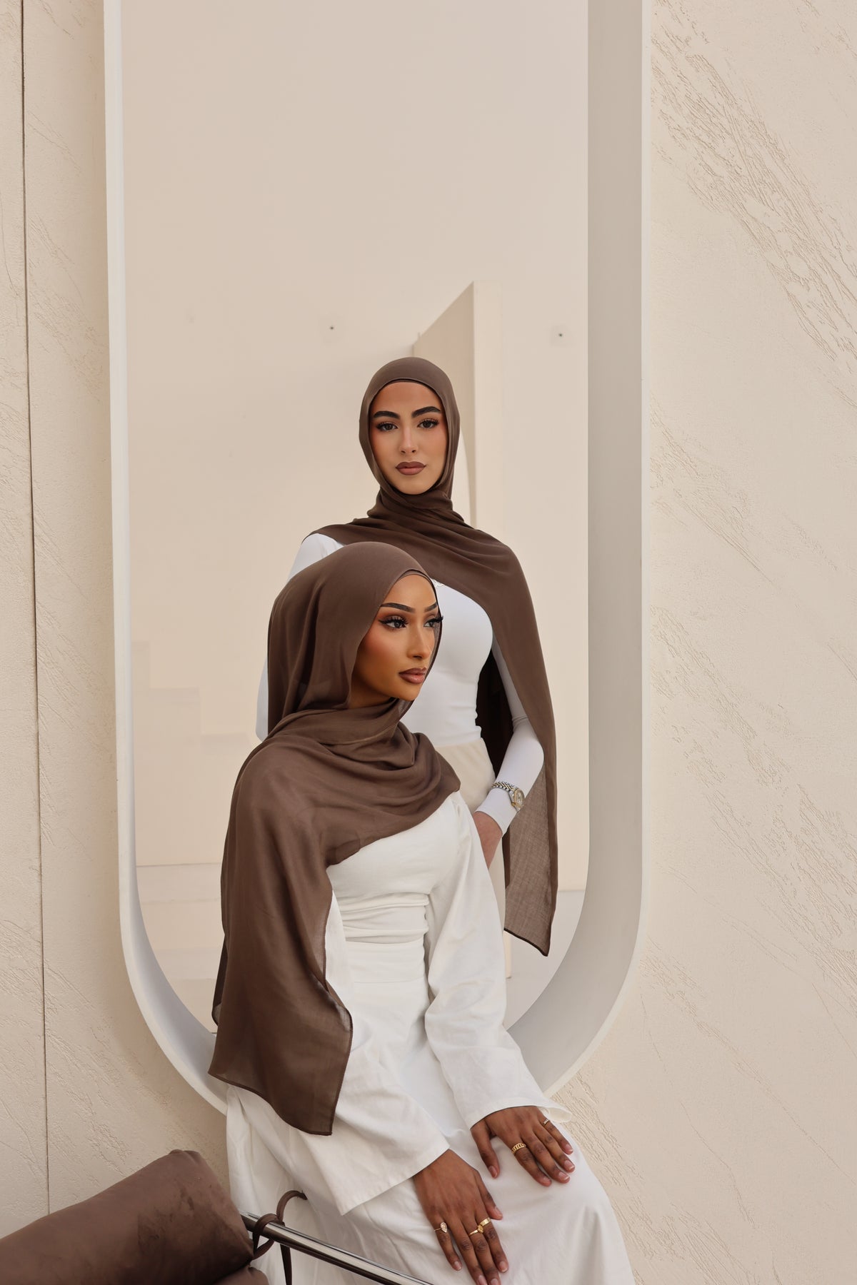 Walnut | Modal Hijab Set              Pre Order