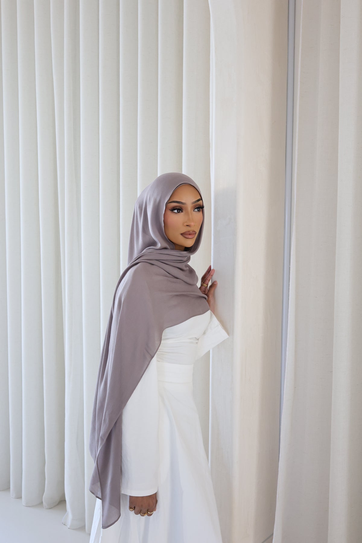 Stone | Modal Hijab Set