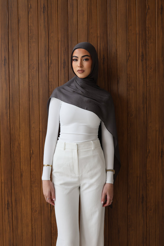 Charcoal | Modal Hijab Set