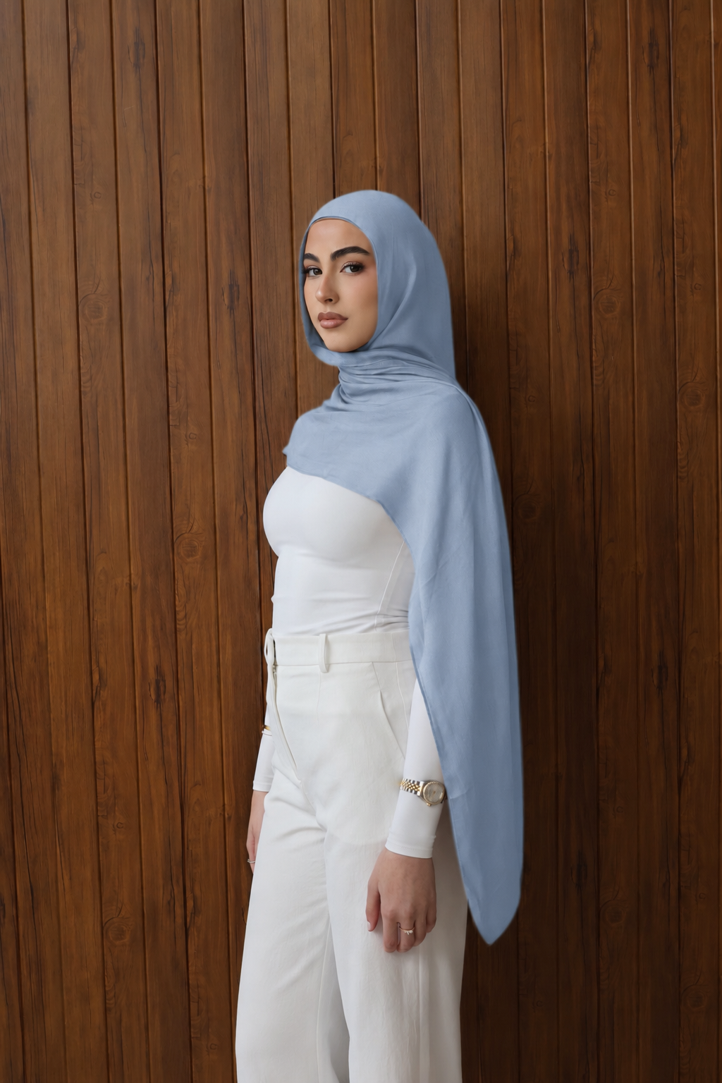 Sky Blue - Modal Hijab Set