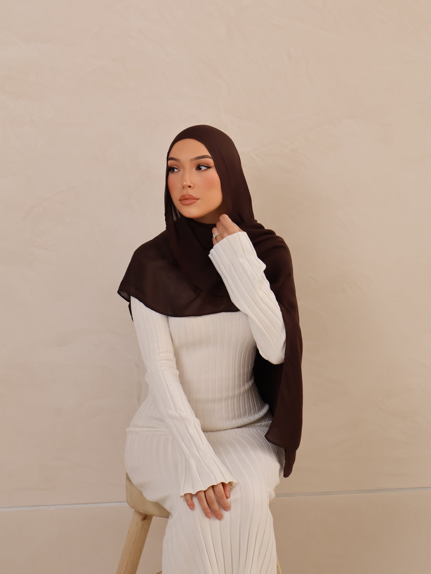 Chocolate | Modal Hijab Set