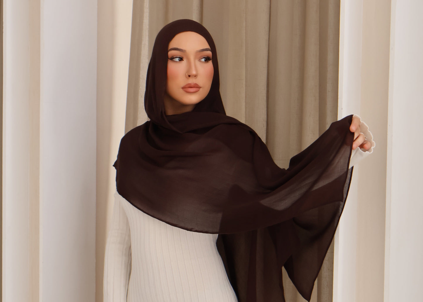 Chocolate | Modal Hijab Set