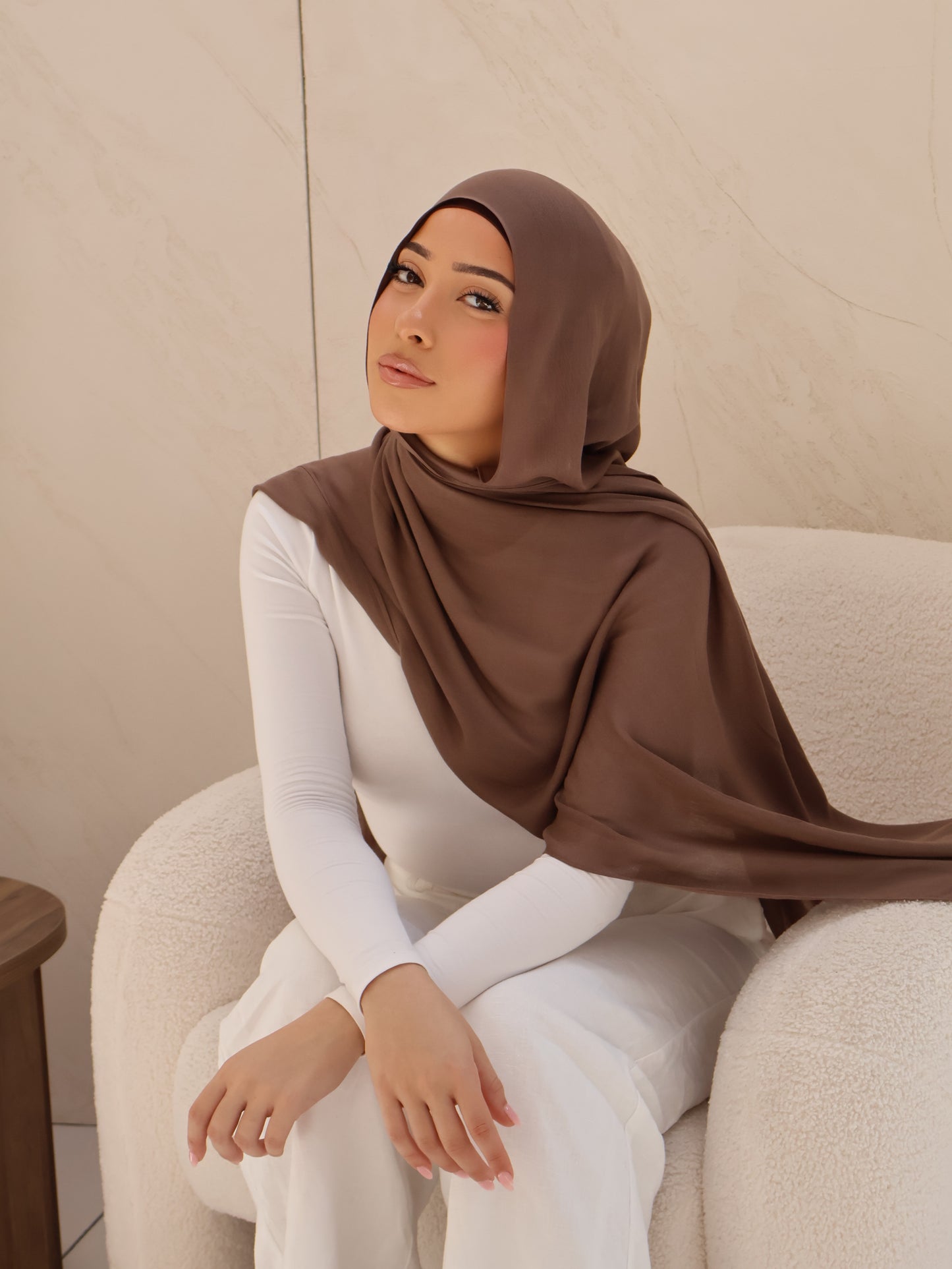 Chestnut | Modal Hijab Set