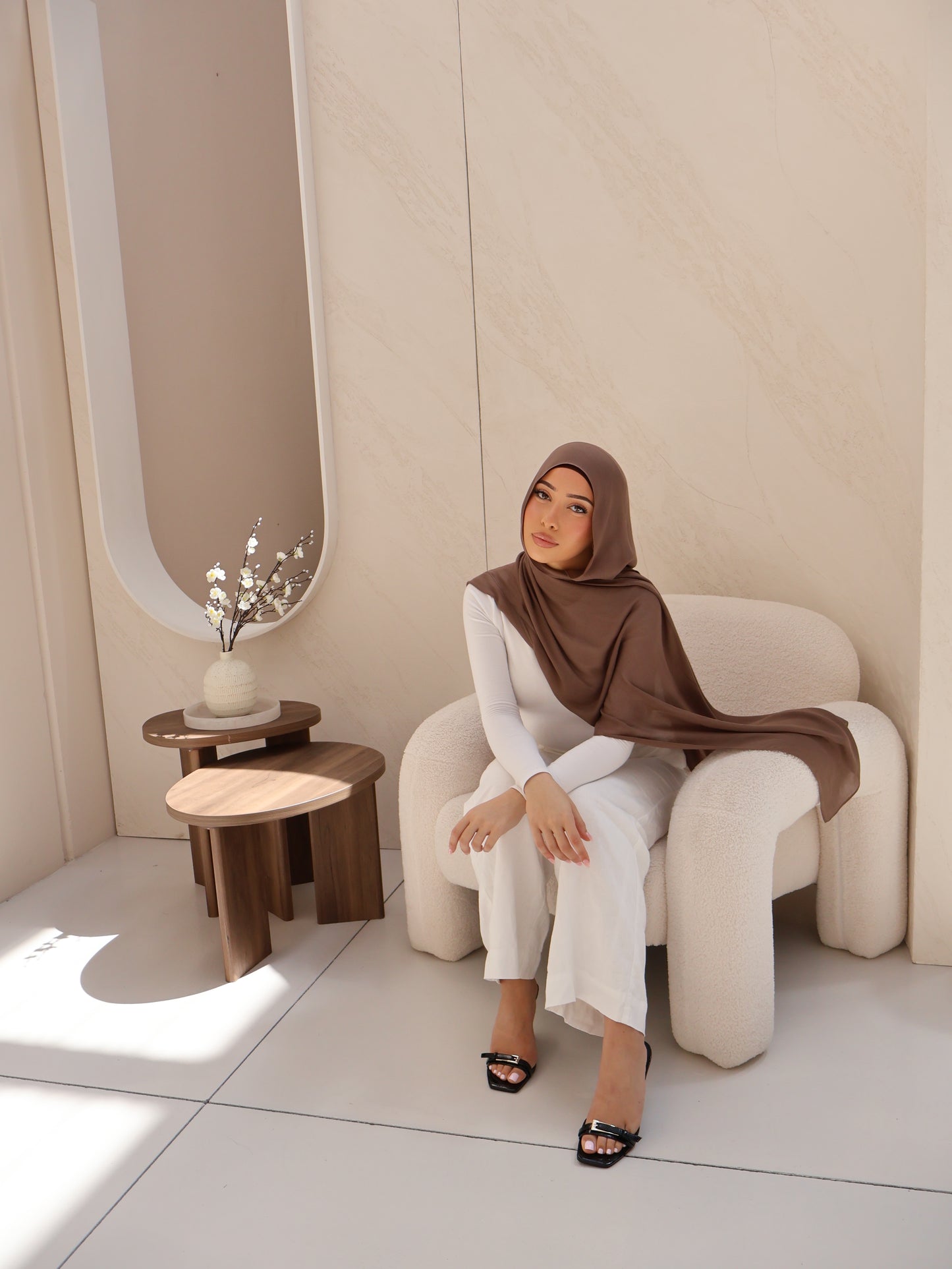Chestnut | Modal Hijab Set