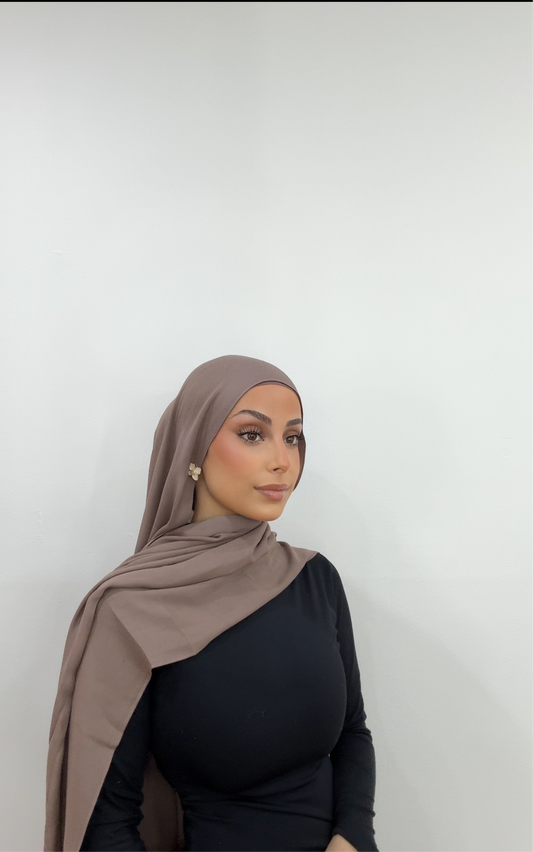 Taupe Rose - Modal Hijab Set
