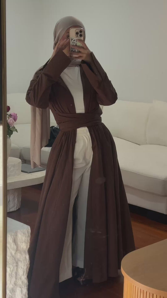 The Aurelia Wrap | Chocolate